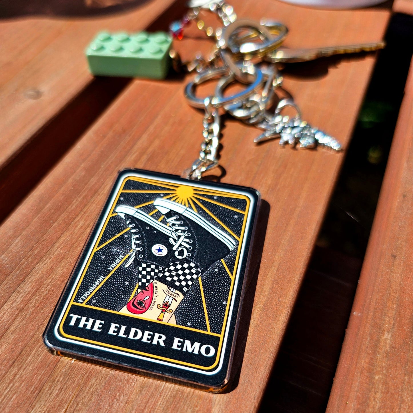 Elder Emo Keyring