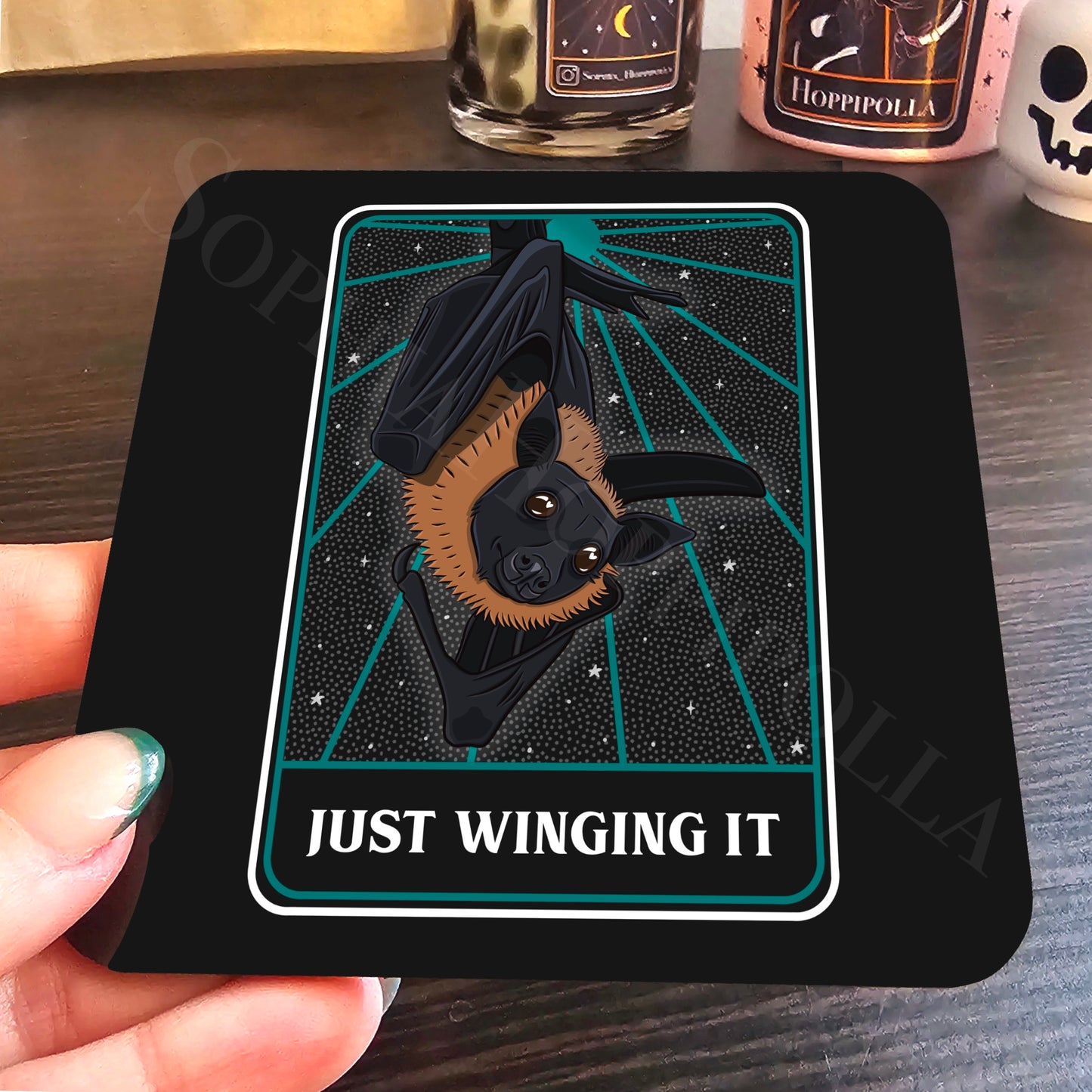 Just Winging It Bat Coaster