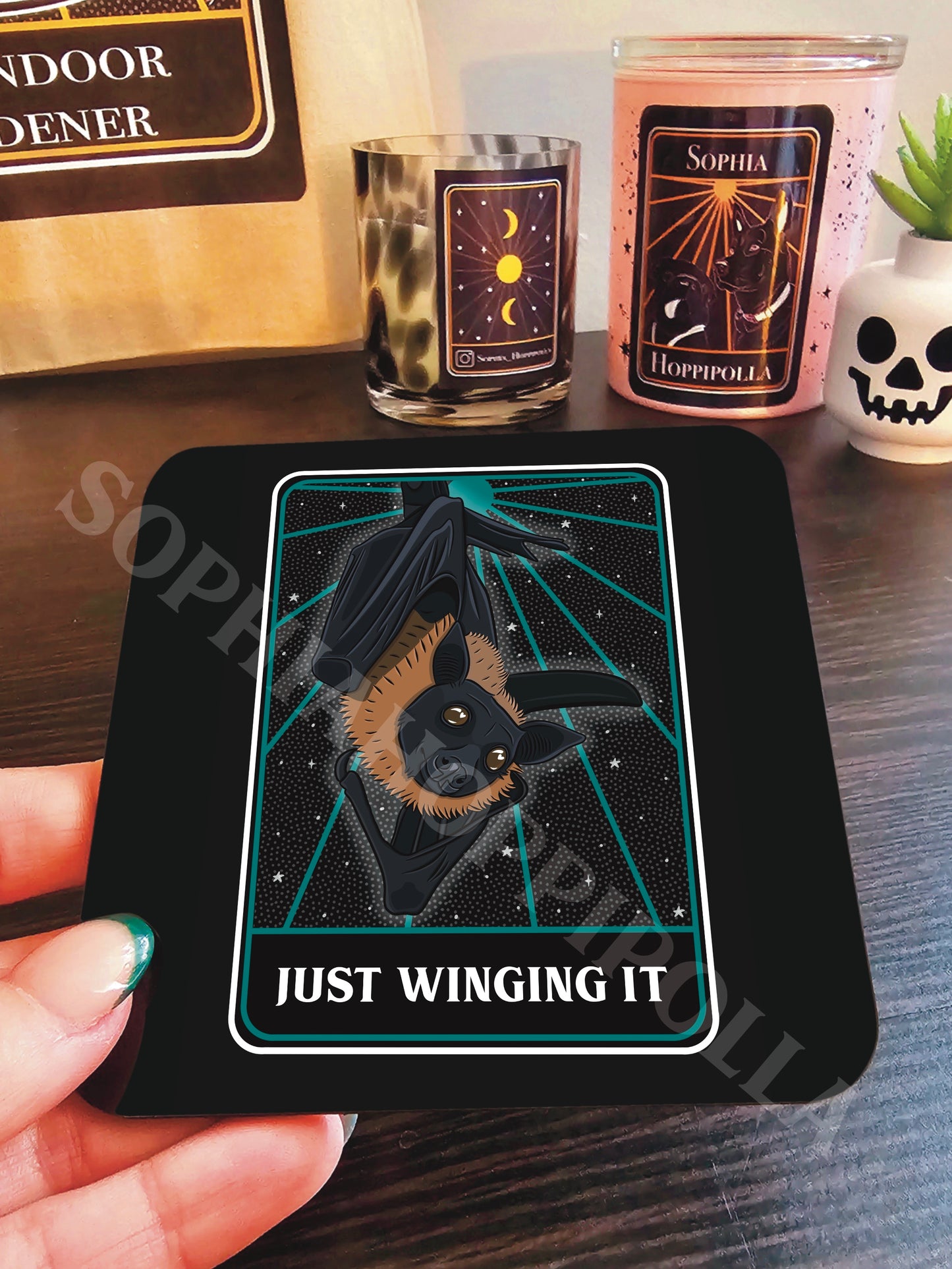 Just Winging It Bat Coaster