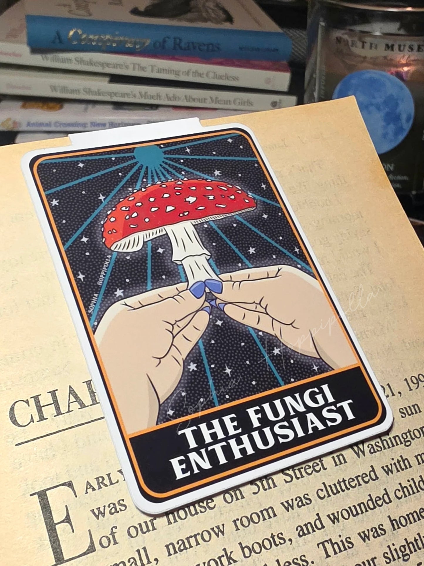Fungi Entheusiast Magnetic Bookmark
