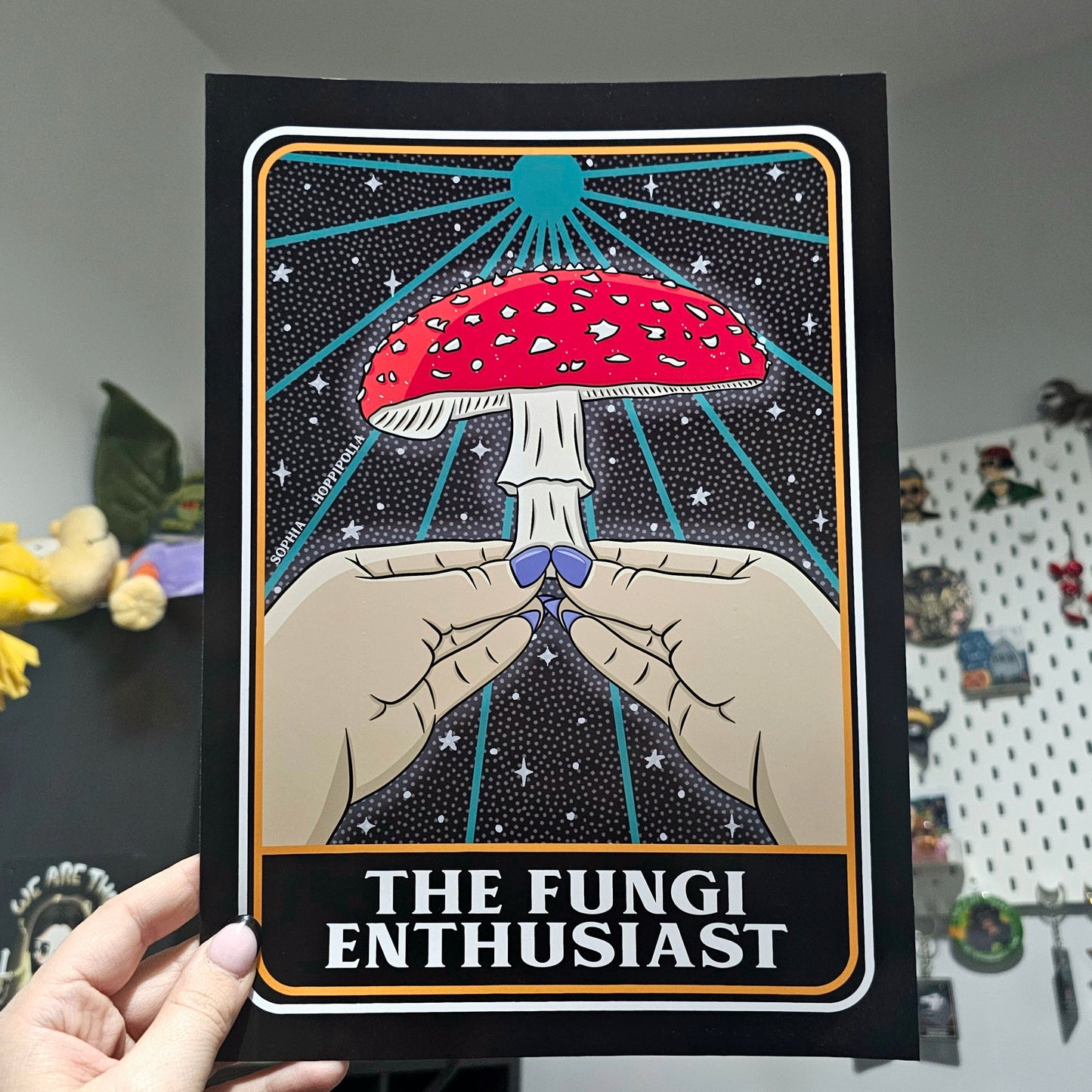 Fungi Enthusiast Tarot Card Print