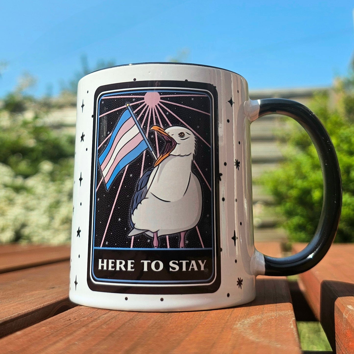 Here To Stay Mug & Coaster