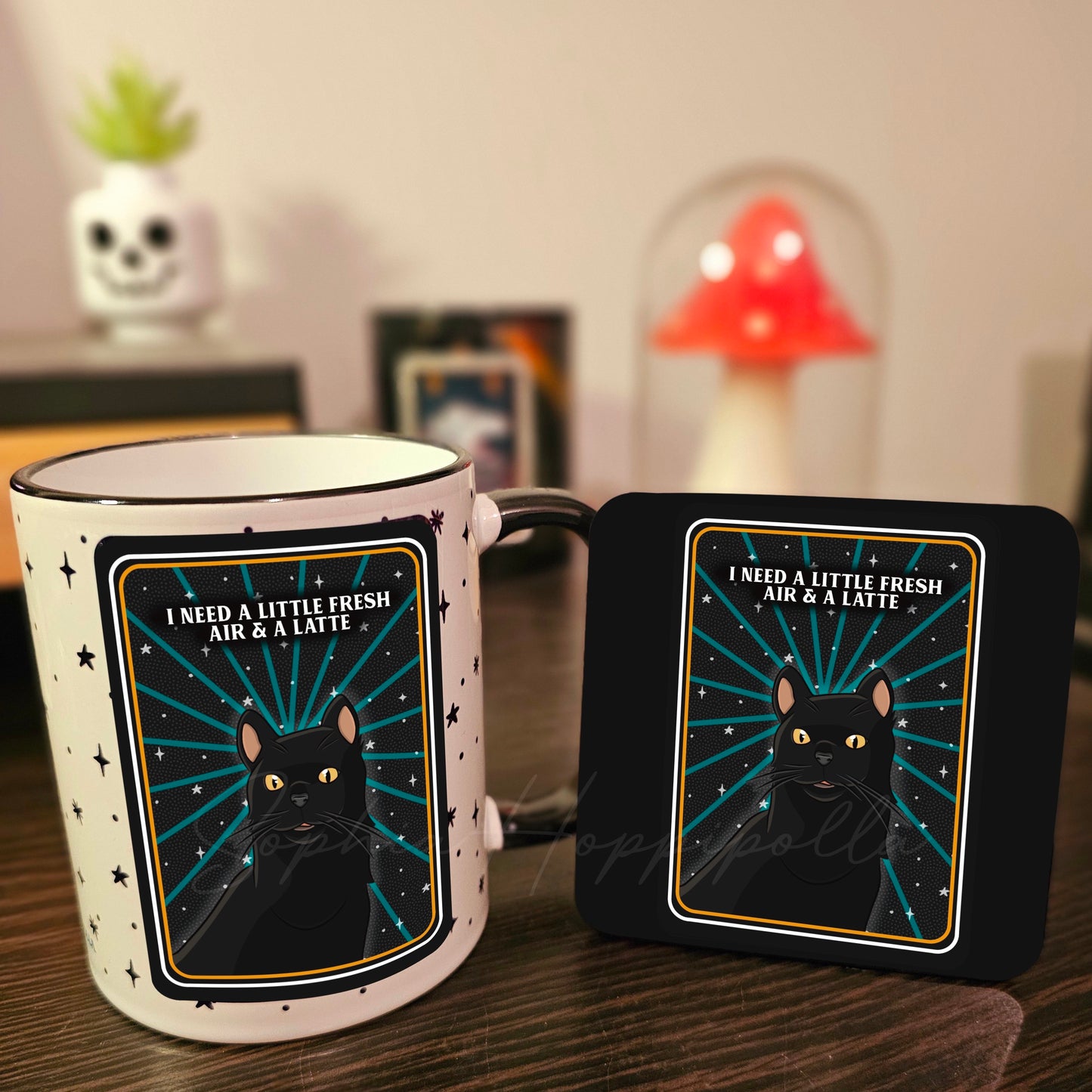 Sassy Cat Quotes Mug & Coaster