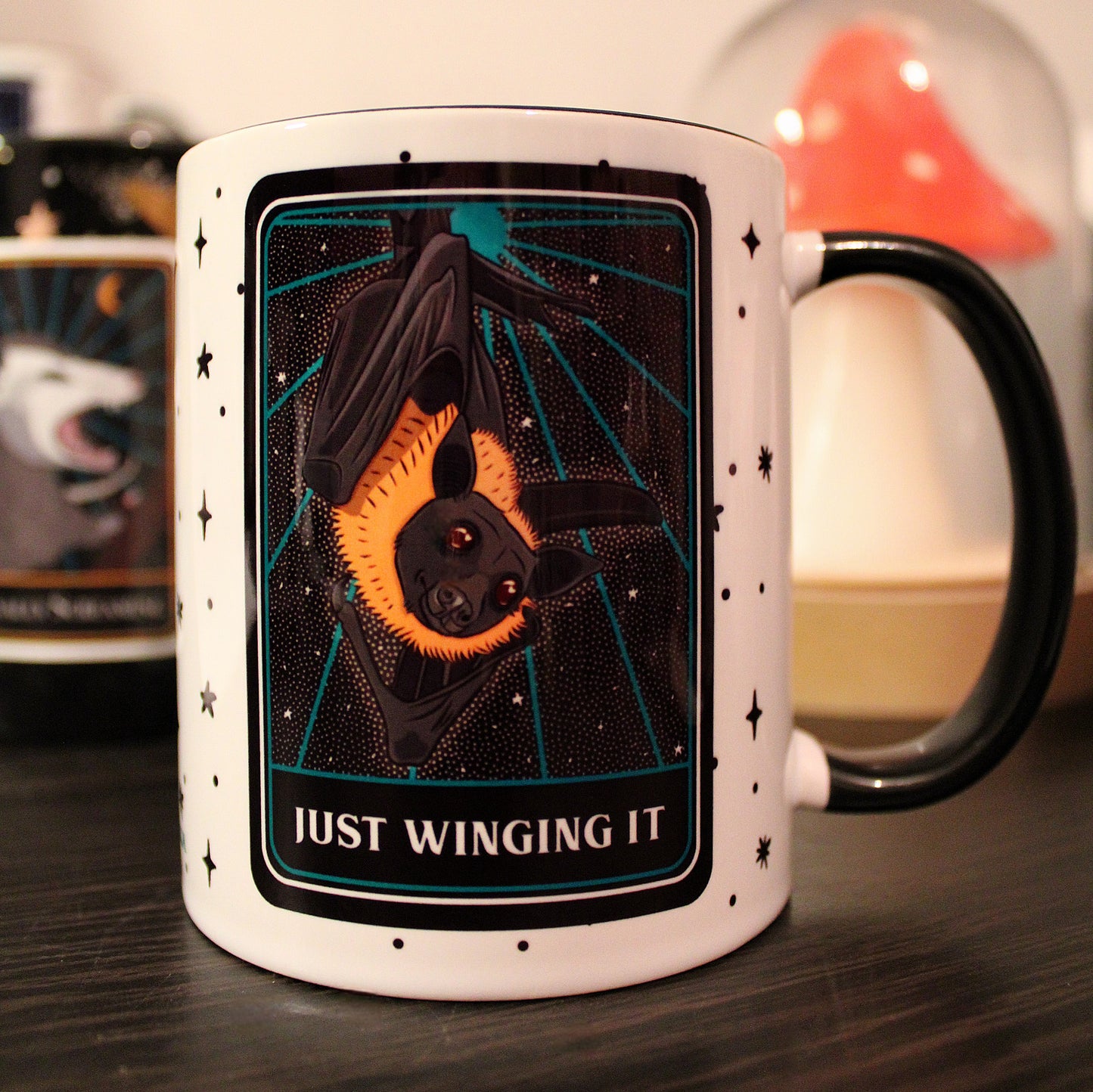 Just Winging It Bat Mug