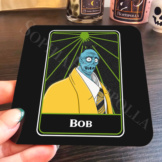 Wee Headed Zombie Tarot Card Coaster