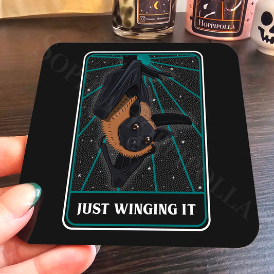 Just Winging It Bat Coaster