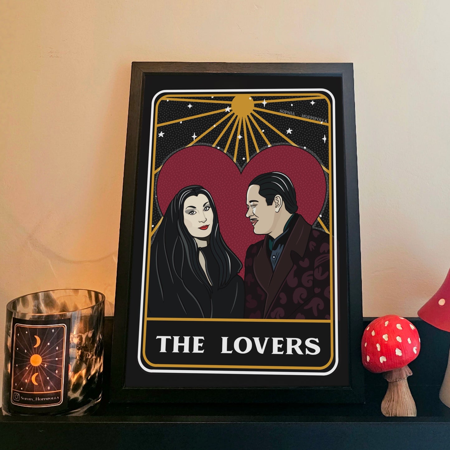 Dream Couple Portrait Tarot Card Print