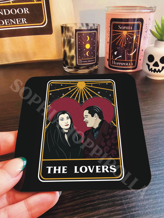 Dream Couple Tarot Card Coaster