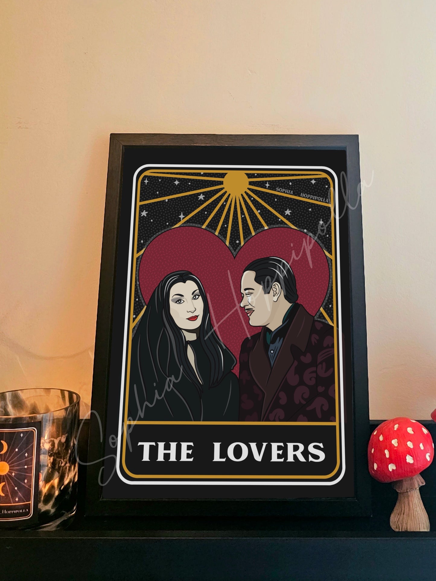 Dream Couple Portrait Tarot Card Print