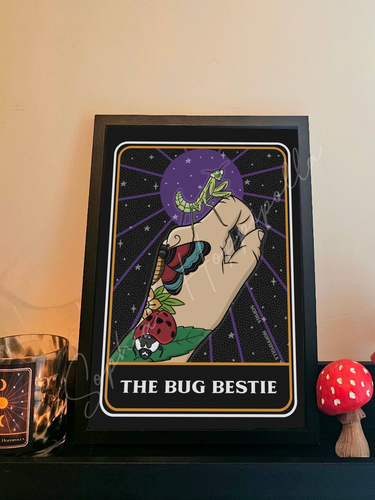 Bug Bestie Tarot Card Print