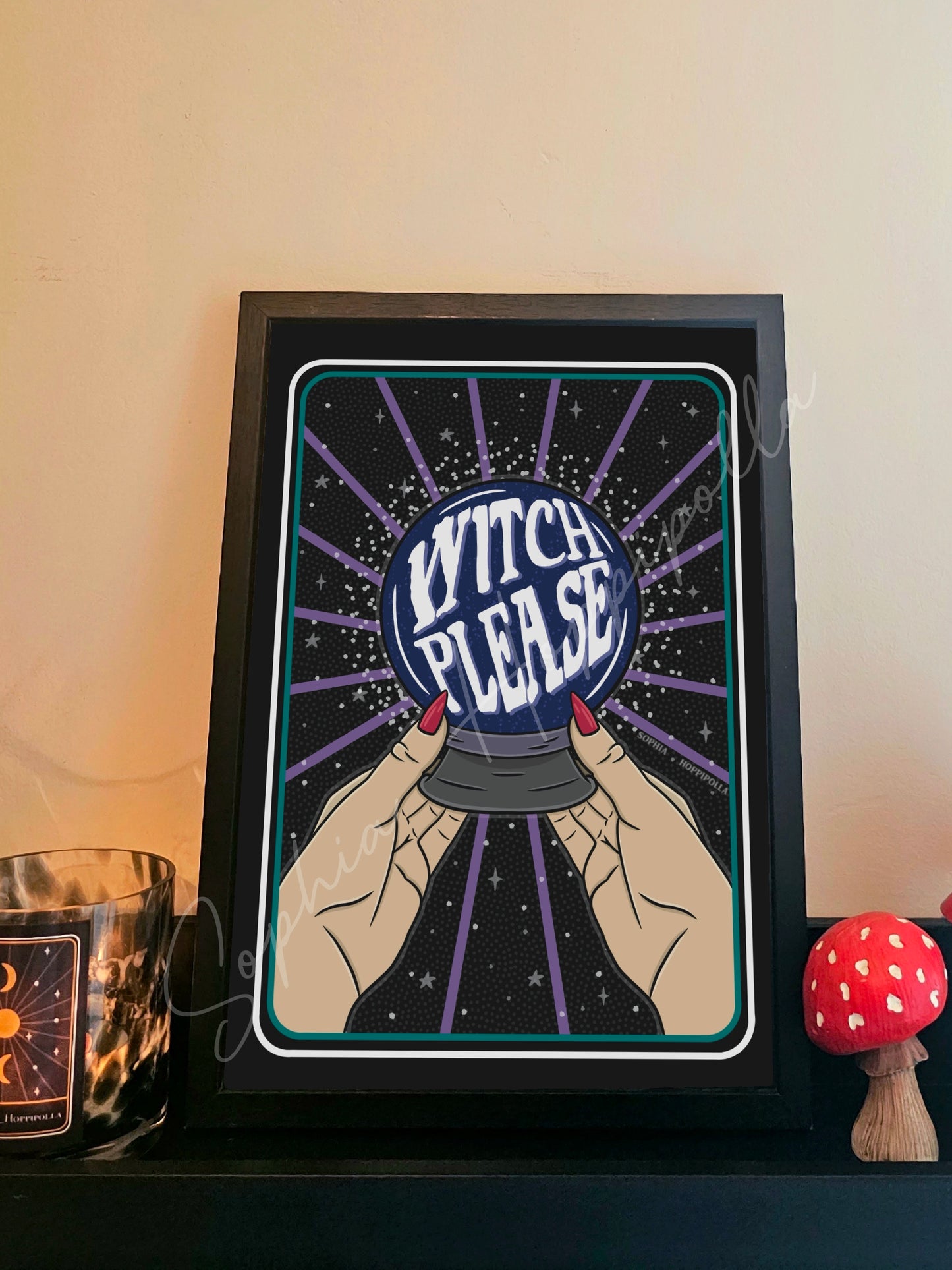 Witch Please Tarot Card Print