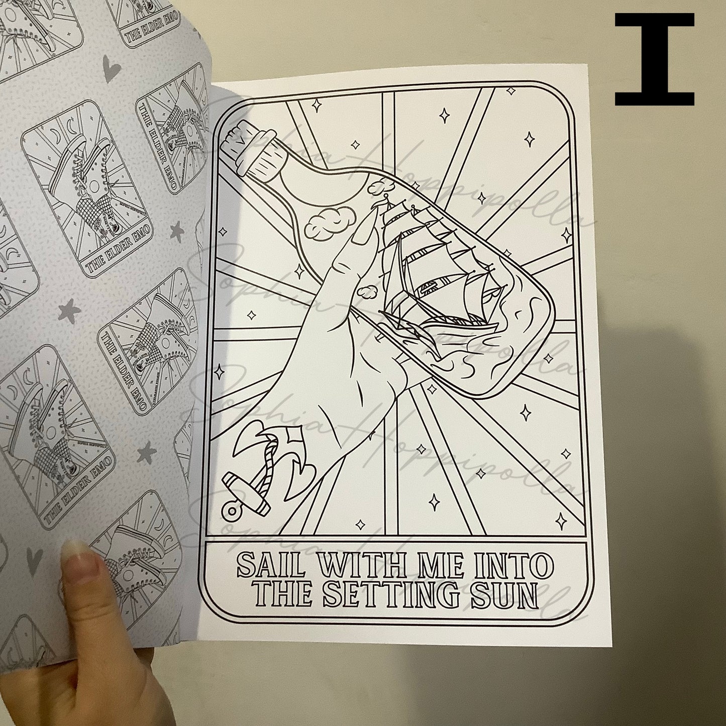 Elder Emo Colouring Book Vol. 1 | Individual Sheets
