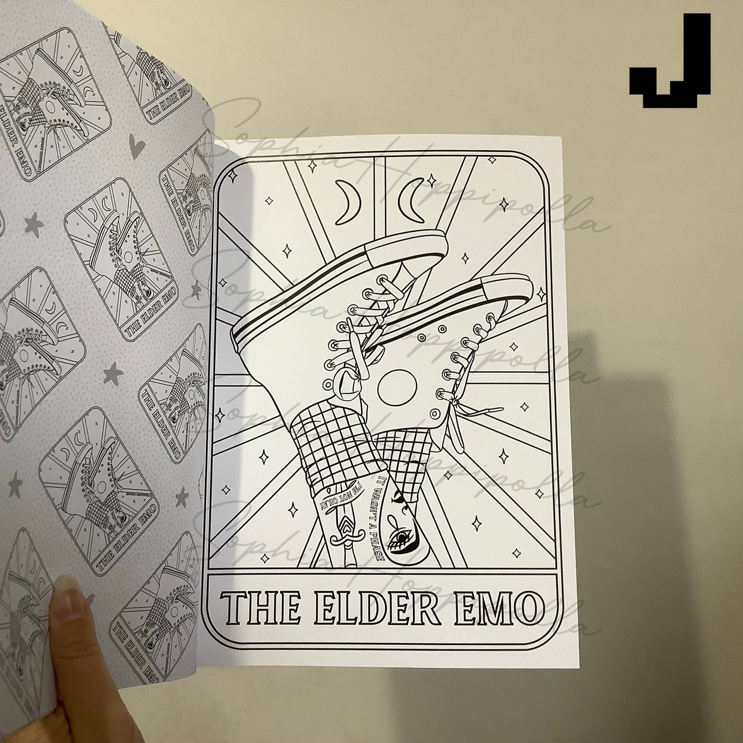 Elder Emo Colouring Book Vol. 1 | Individual Sheets