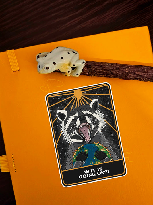 Rogan The Raging Racoon Sticker | Different Titles Available