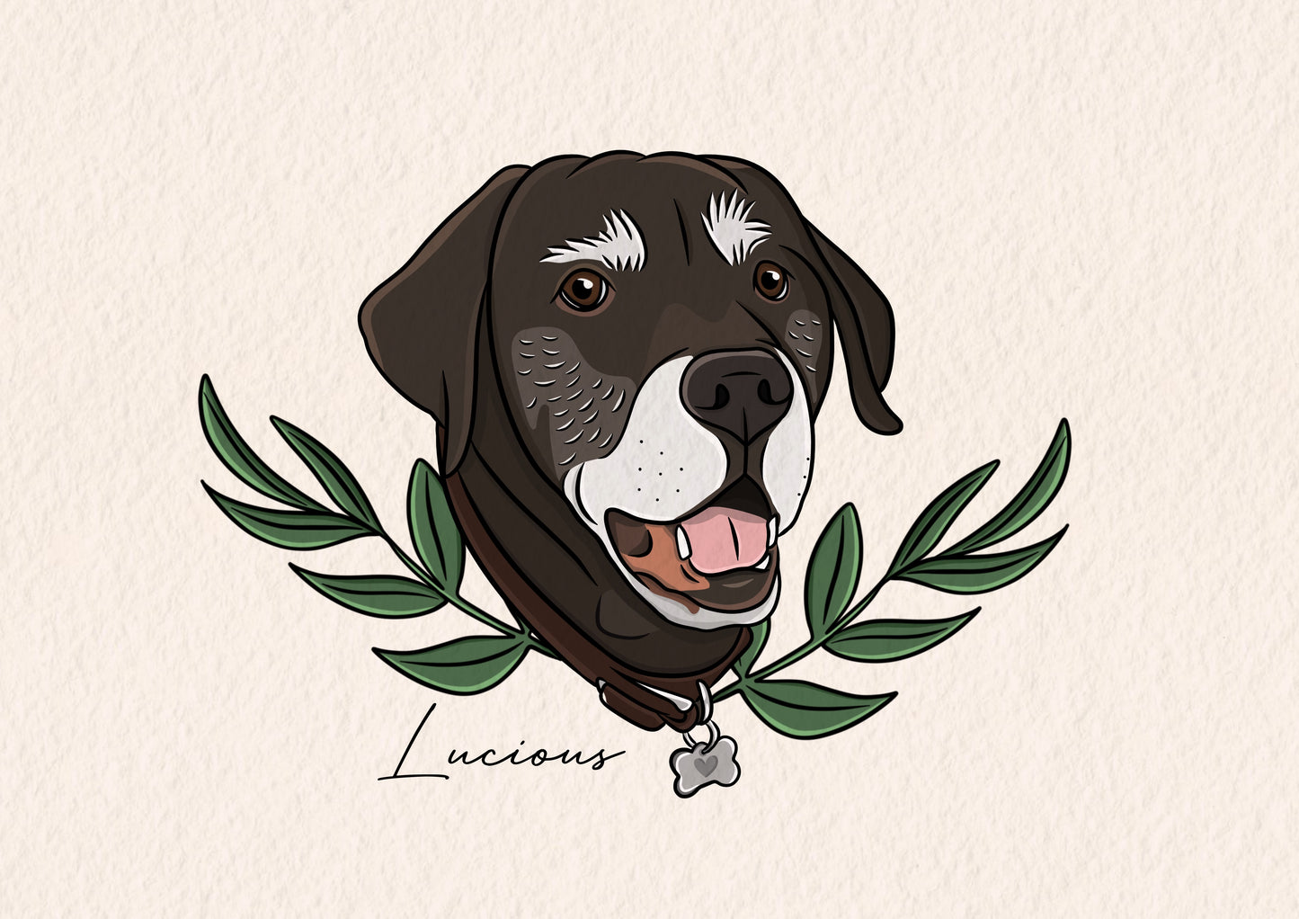 Personal Colour Pet Portrait