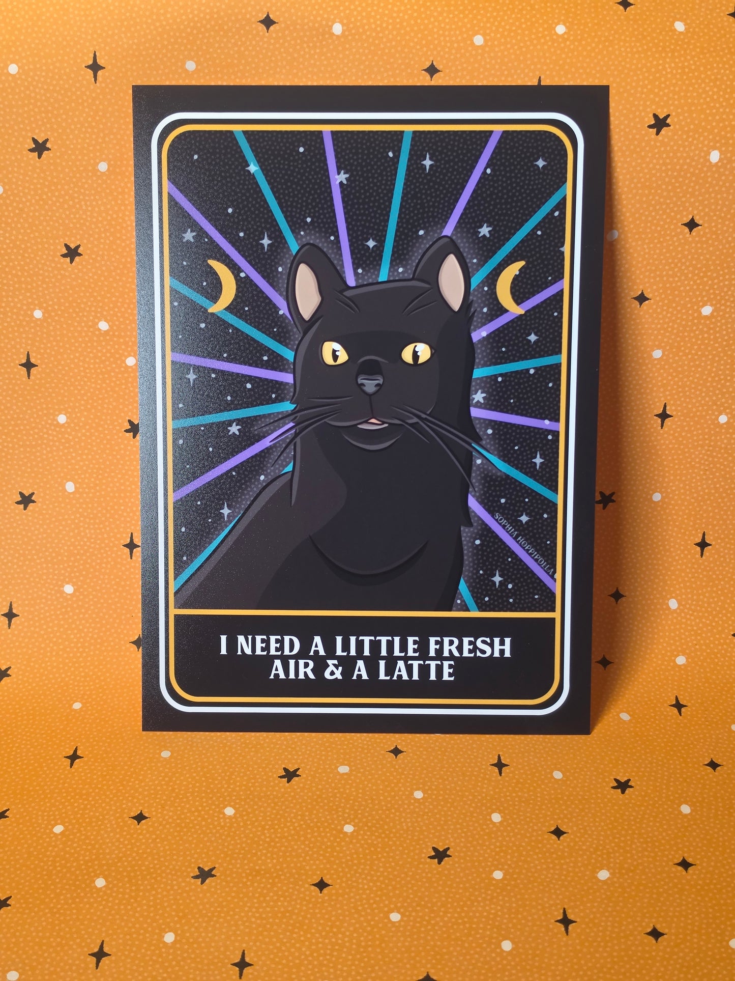 Sassy Cat Tarot Card Print