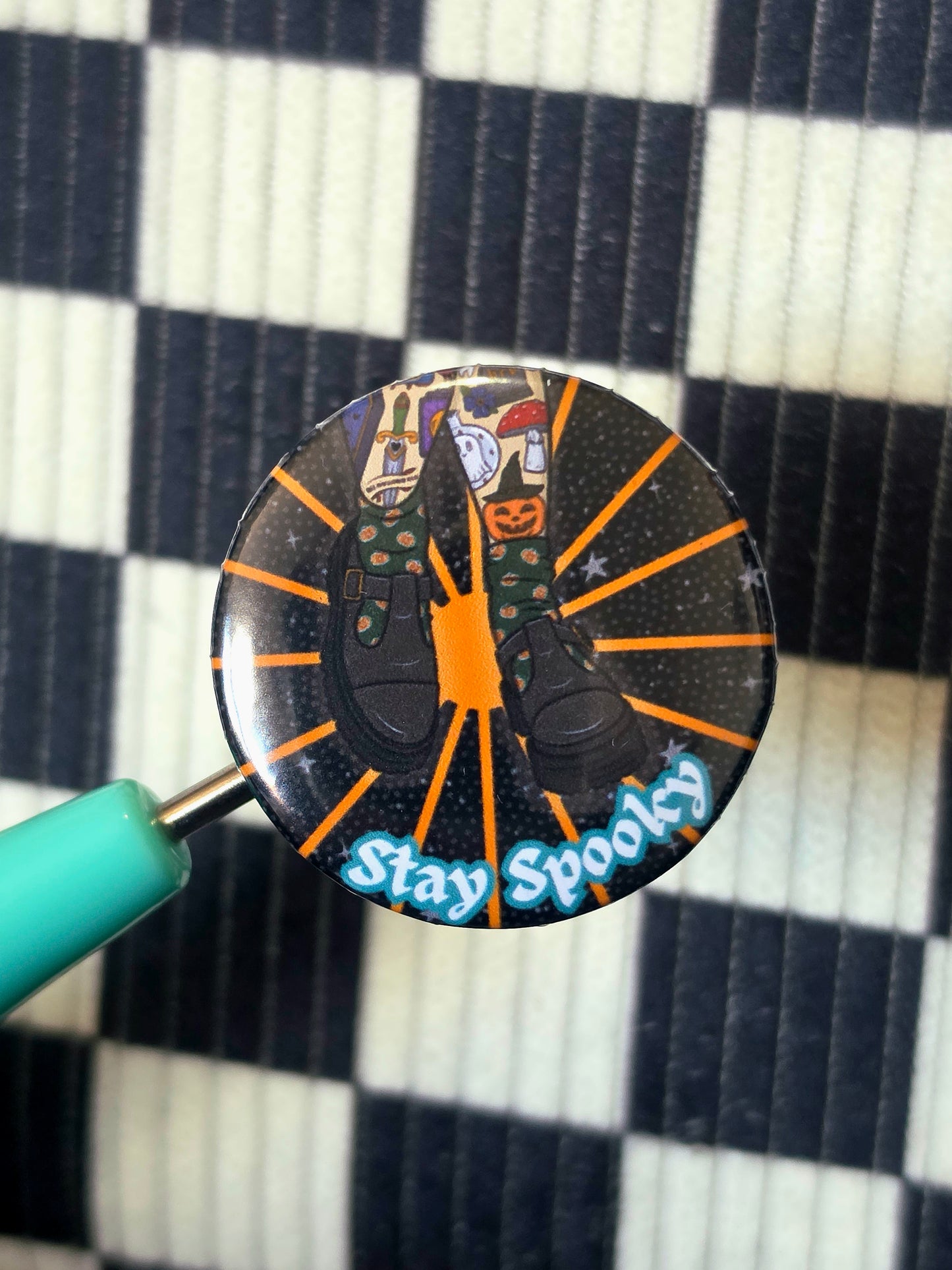 Stay Spooky Button Badge