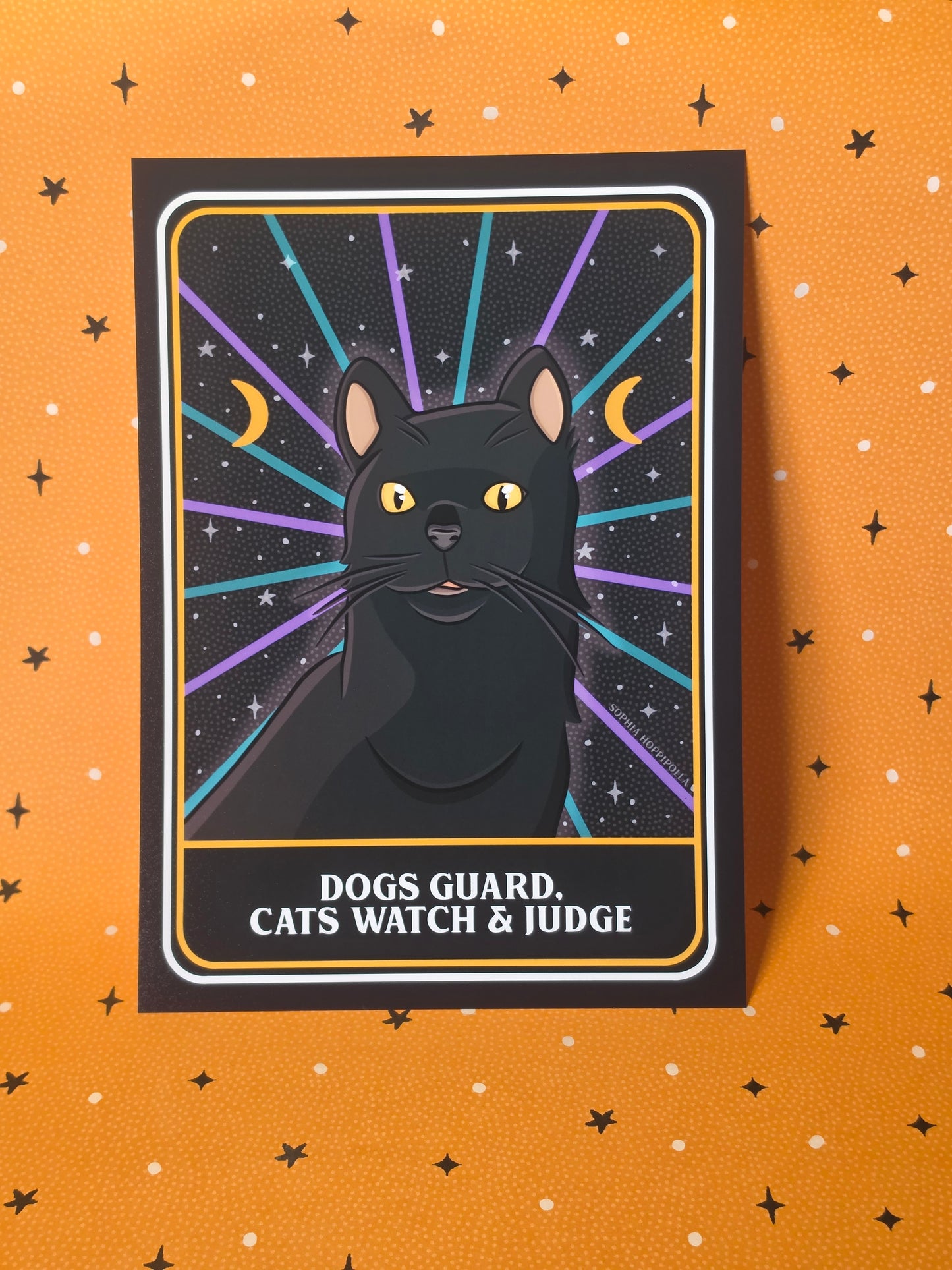 Sassy Cat Tarot Card Print