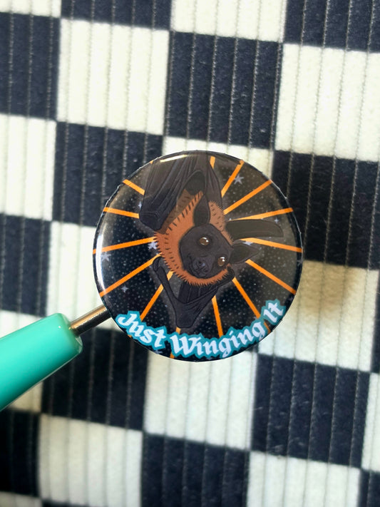 Just Winging It Button Badge