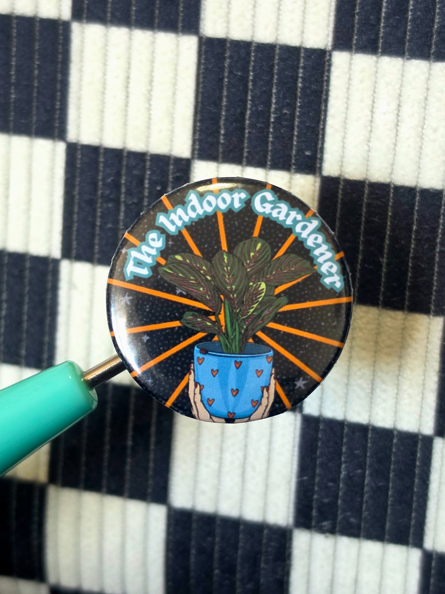 Indoor Gardener Button Badge
