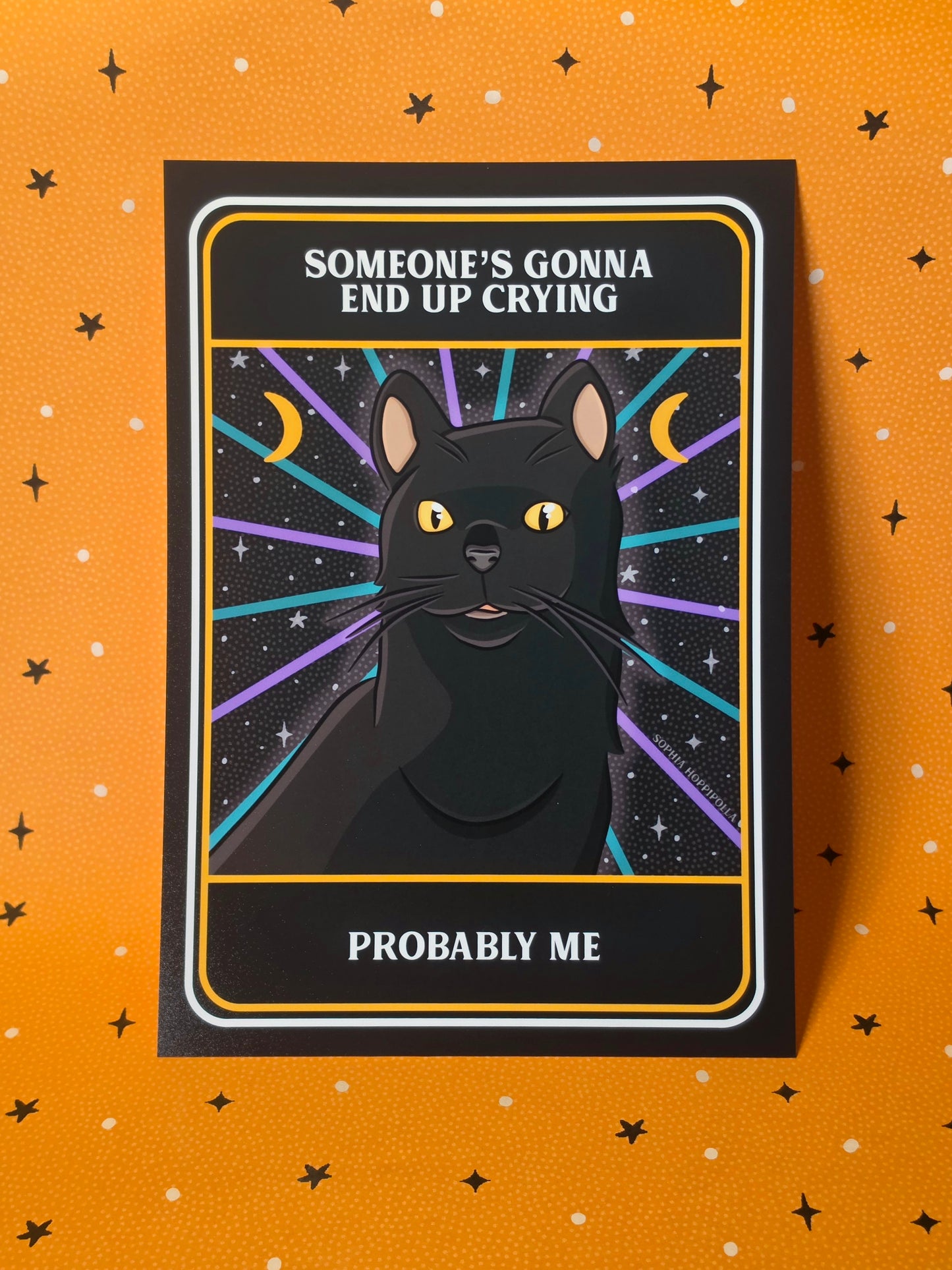 Sassy Cat Tarot Card Print