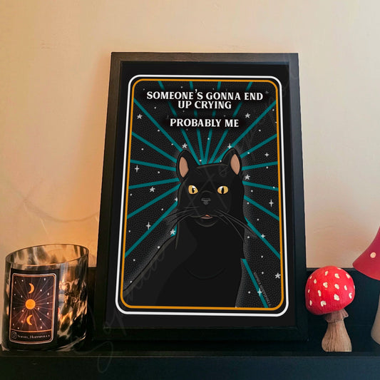 Sassy Cat Tarot Card Print