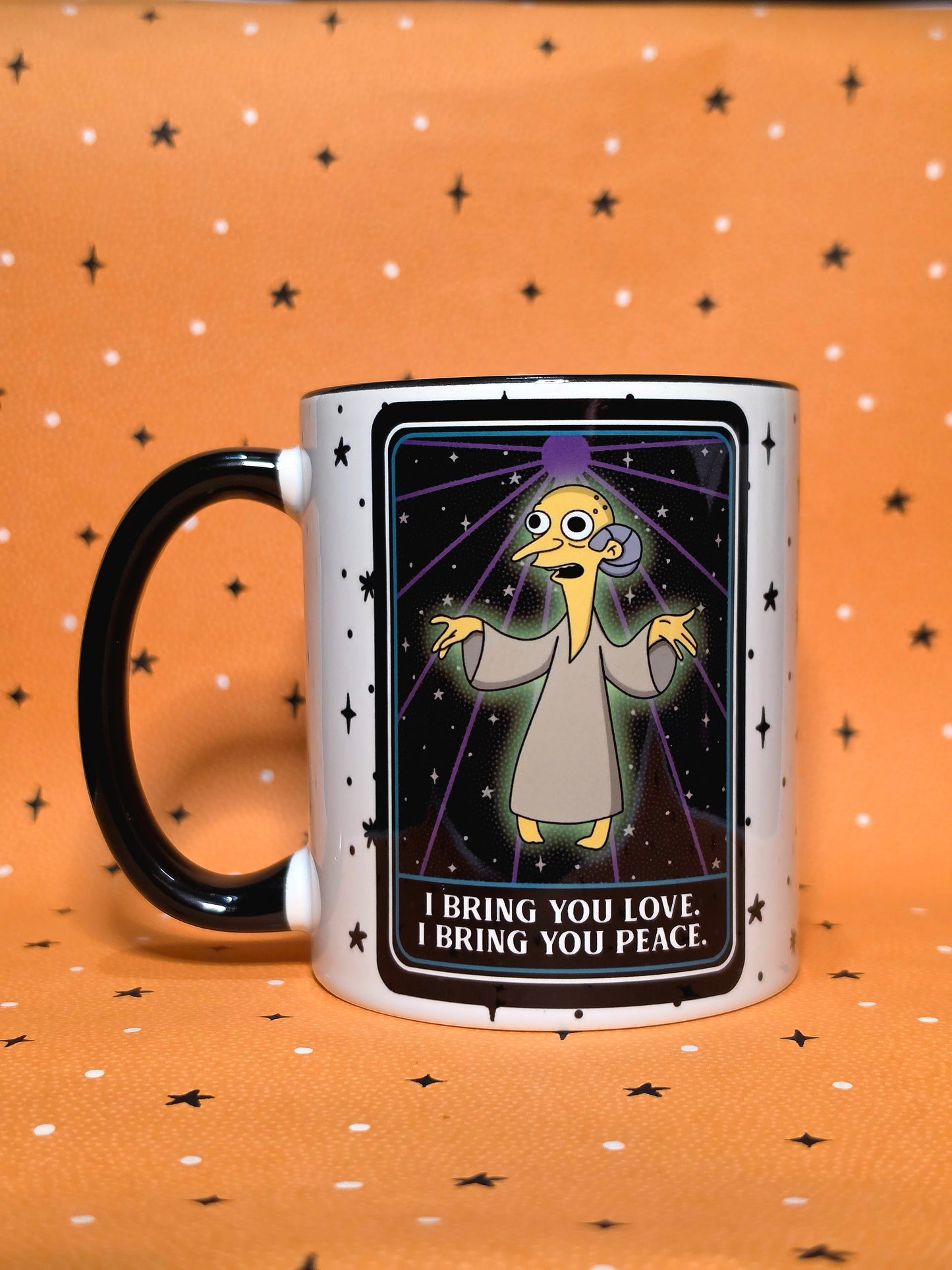 Alien Love Mug Tarot Style