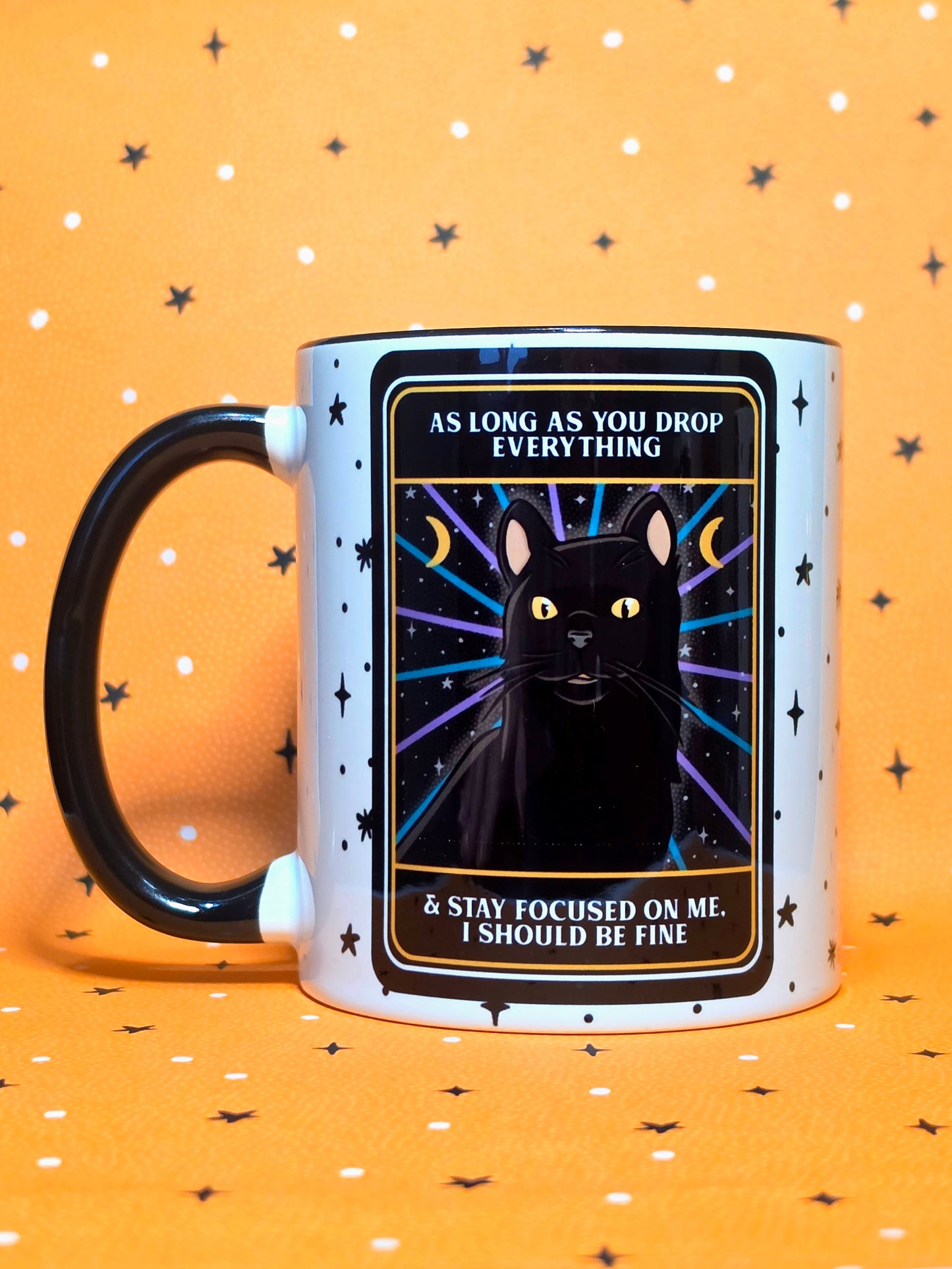 Sassy Cat Quotes Mug & Coaster