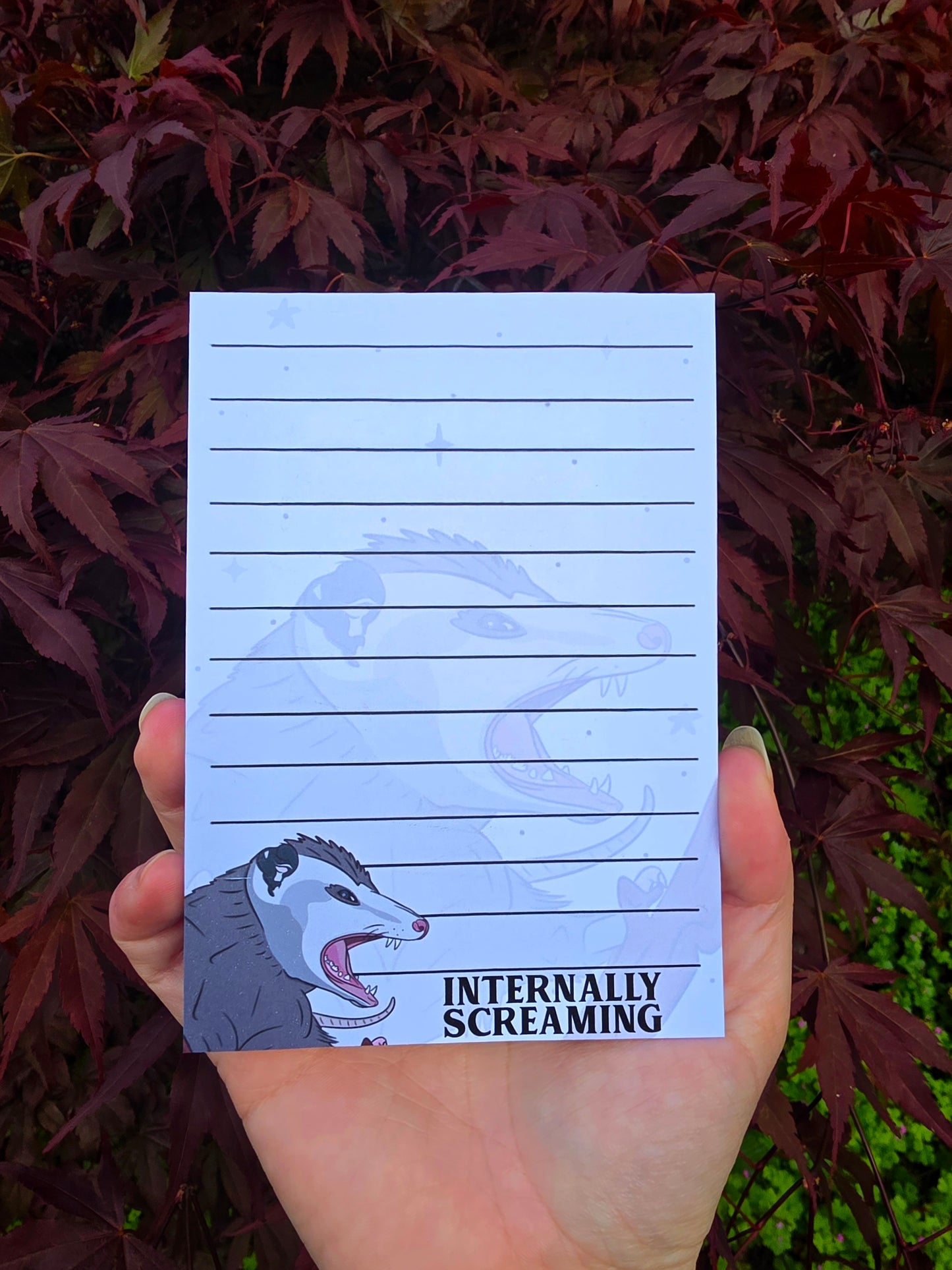 Internally Screaming Small Notepad