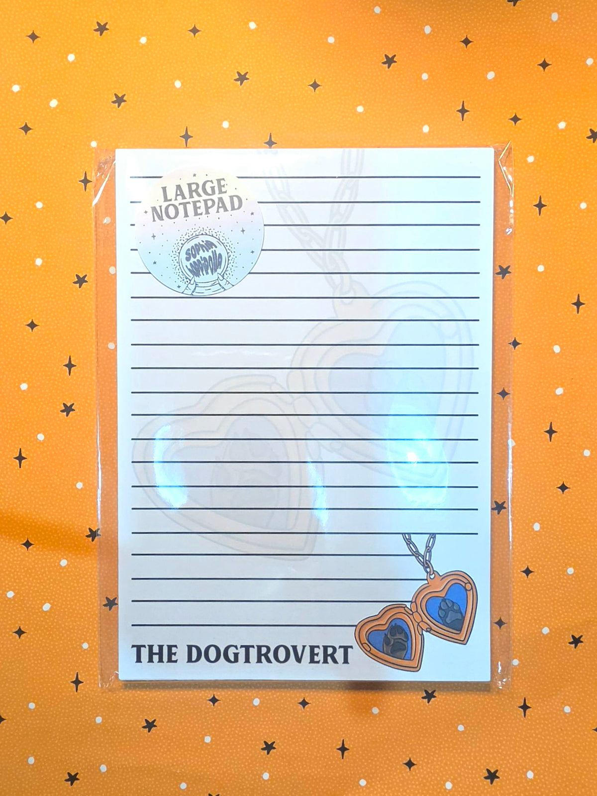 The Dogtrovert - Large Notepad