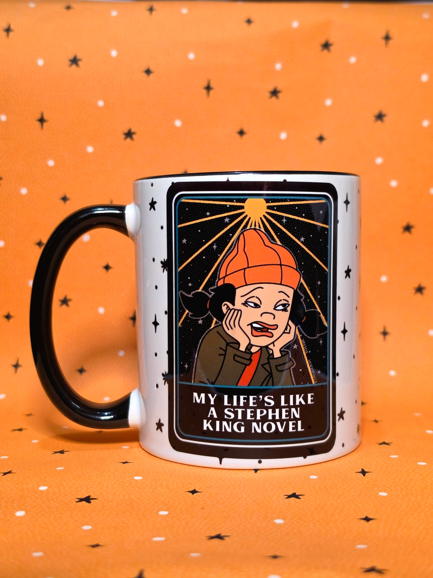 Horror Novel Tarot Style Mug