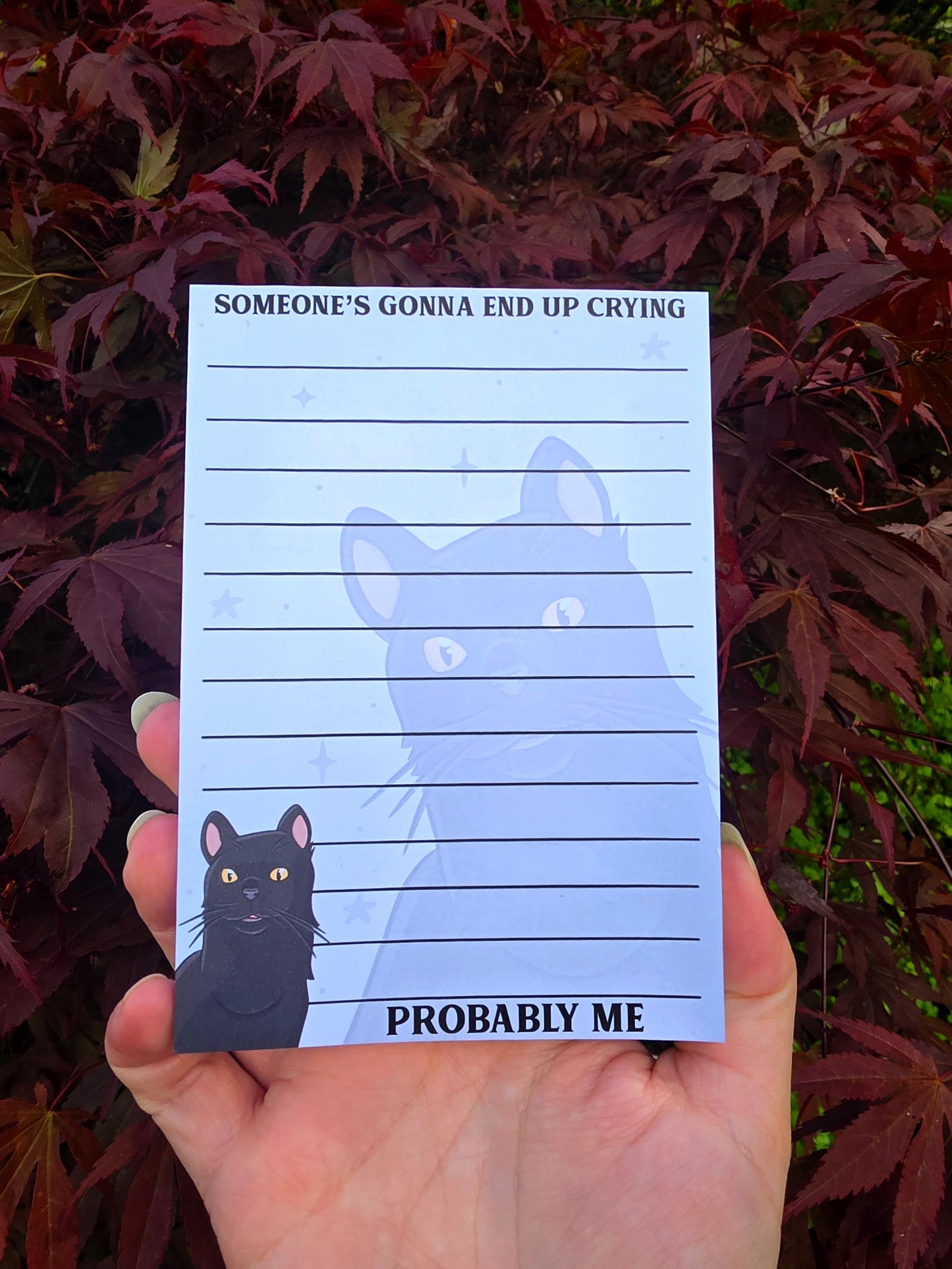 Sassy Cat Small Notepad
